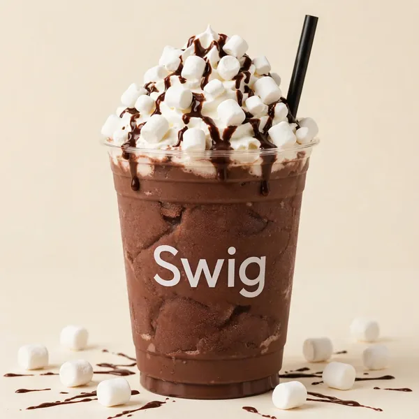 Create Your Own Frozen Hot Chocolate – Swig menu