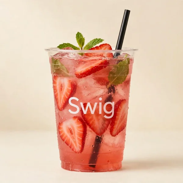 Strawberry Breeze refresher – Swig menu